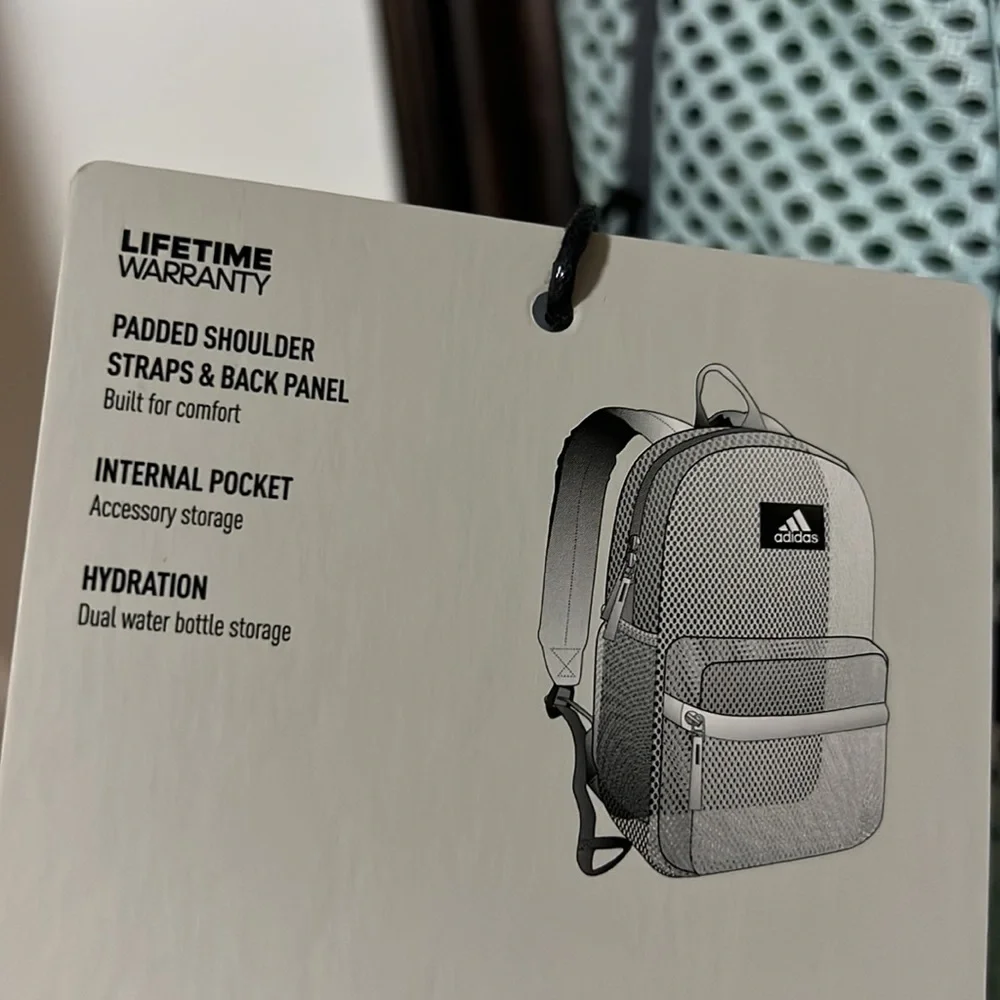 Adidas Hermosa 2 Mesh Backpack (B4) - Picture 4 of 7